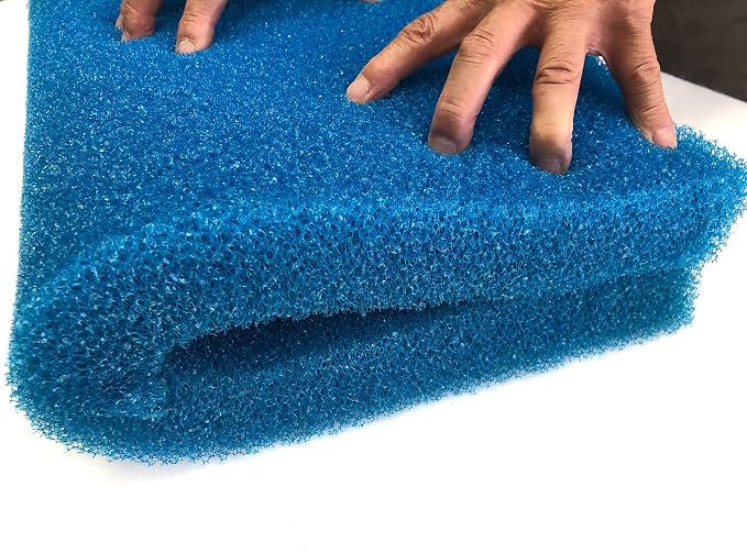 ViaAqua Aquarium Bio Sponge Filter Media Pad, 23.6" x 17" x 2", Open Cell Foam