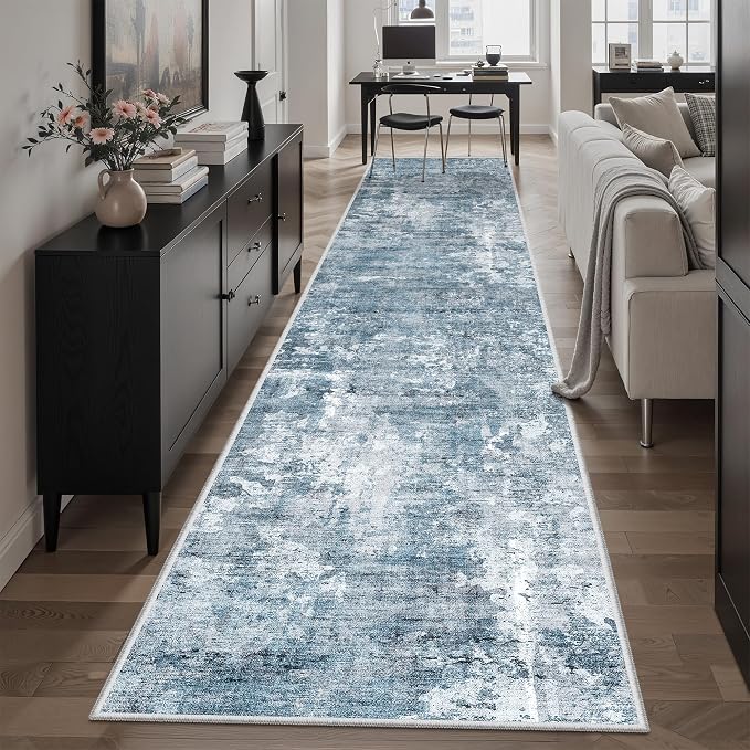 Soalmost Runner Rug 2'6" x 12' Washable Non-Slip 2.5x12 ft Long Runner Rugs