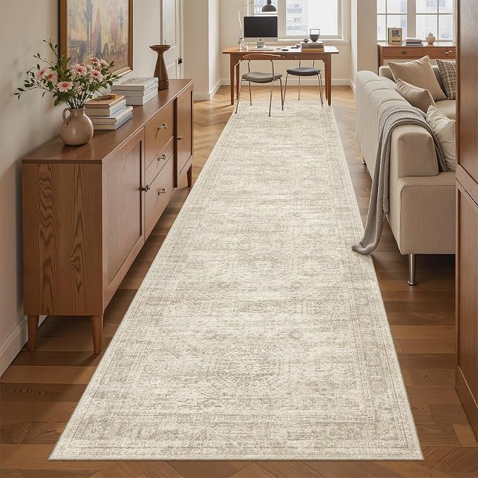 Soalmost Runner Rug 2'6" x 10' Washable Non-Slip Runner Rugs