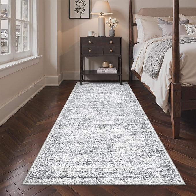 3x8 Runner Rug Non Slip Washable