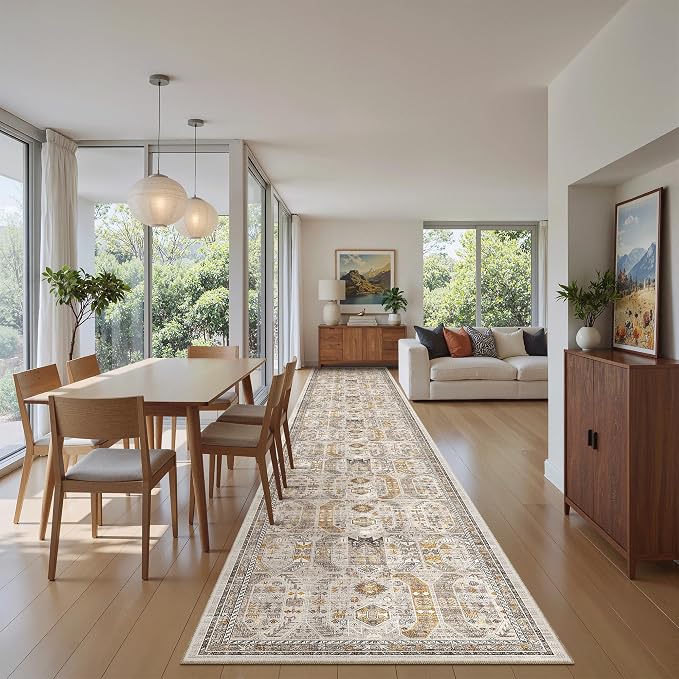 Madane Hallway Runner Rug 2'6''x16' Kitchen Runner
