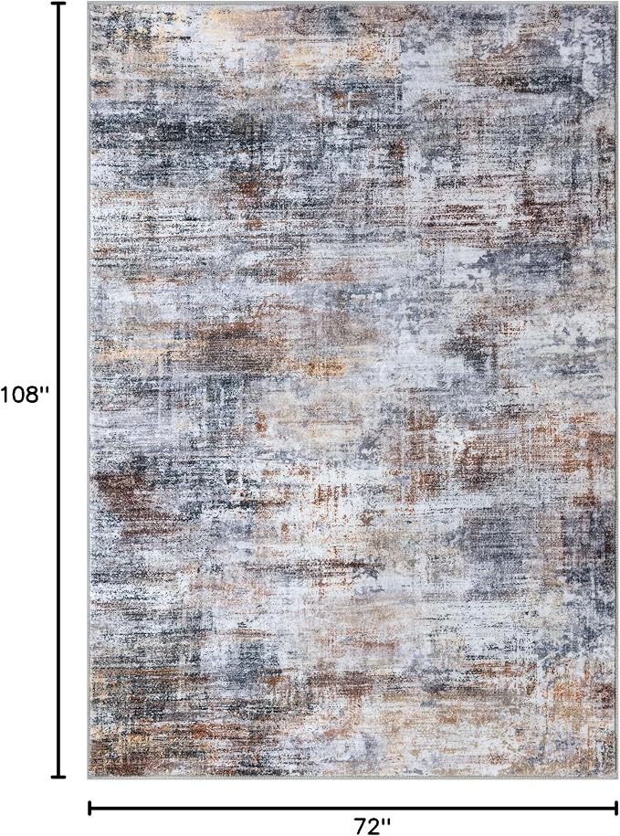 IOHOUZE Abstract Area Rugs 6x9 Ft Washable Rugs