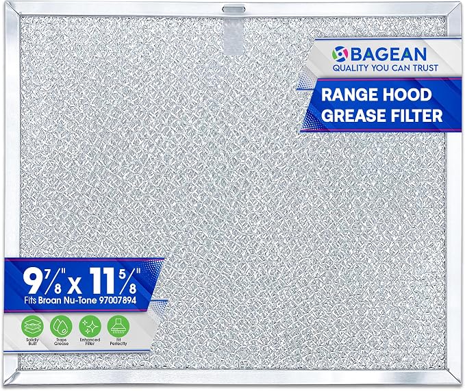 Bagean Stove Hood Vent Filter 9.87" x 11.62" 97007894 Compatible
