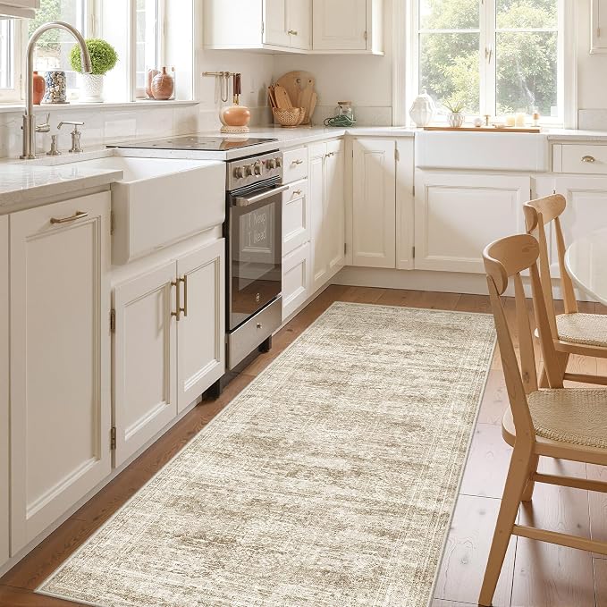 3x8 Runner Rug Non Slip Washable