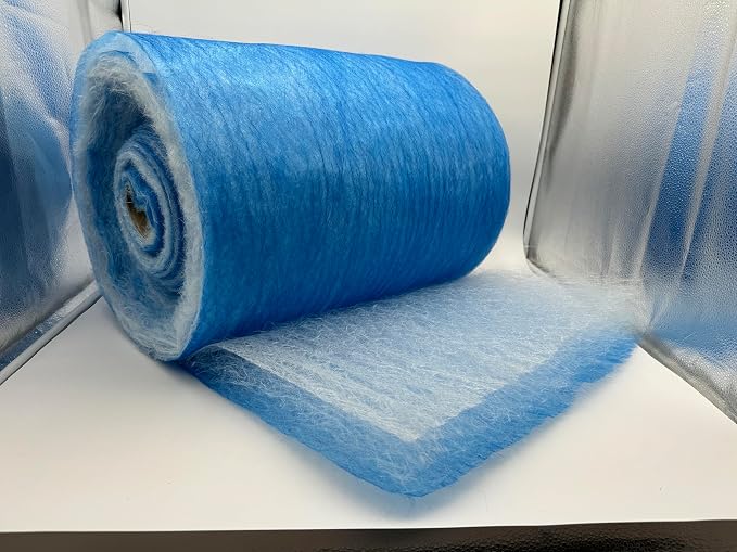 wioboy Paint Booth Exhaust Filter Roll, Spray Booth Filter, Fiberglass Paint