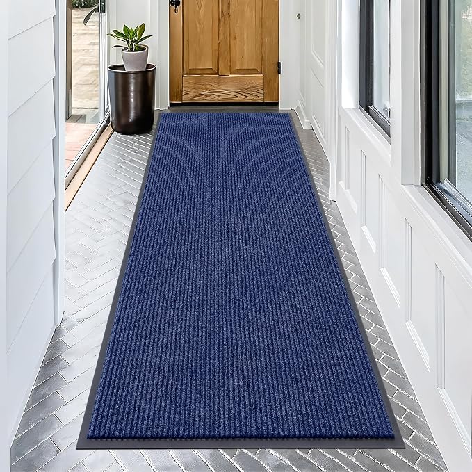 OLANLY Front Door Mat Indoor Outdoor Entrance, Waterproof Heavy Duty Doormat