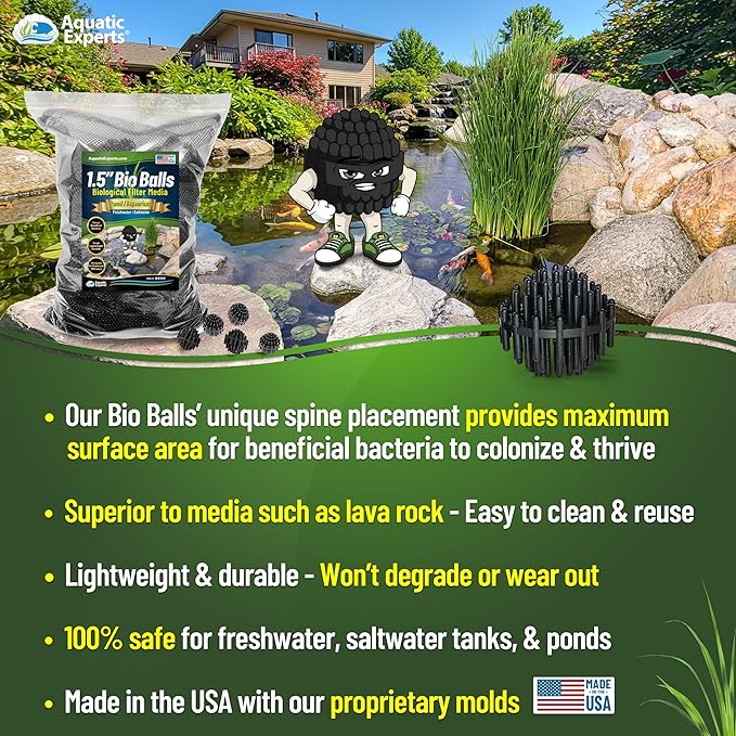 Aquatic Experts 1.5" Large Bio Balls