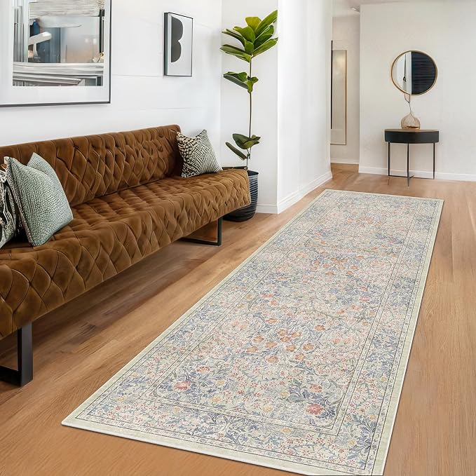 Washable 3x20 Wide Hallway Runner Rug
