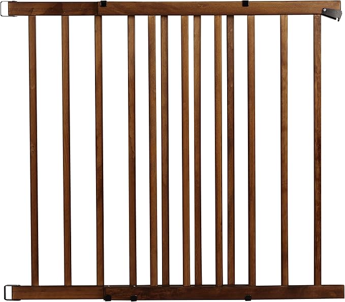 Evenflo Walk-Thru Top of Stairs Baby Gate, Farmhouse Collection