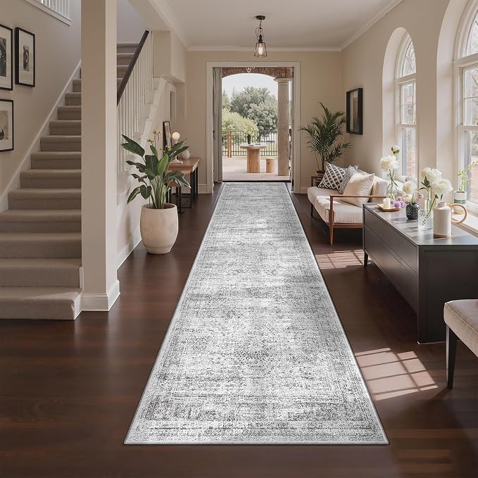 3x10 Runner Rug Non Slip Washable