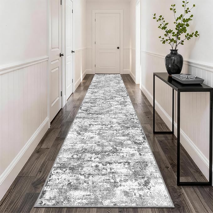 Washable Carpet Runners for Hallway 12ft-Non Slip Floor Runners for Dogs