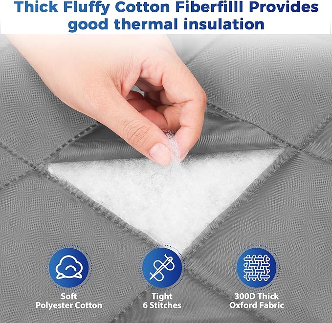 Cotton Thermal Door Screen Draft Stopper Cover Made of Oxford and Cotton Fill Fit 48x80inch Door Screen Door Itself Size 50x82inch Curtains for Winter, Insulated Door Curtain for Doors