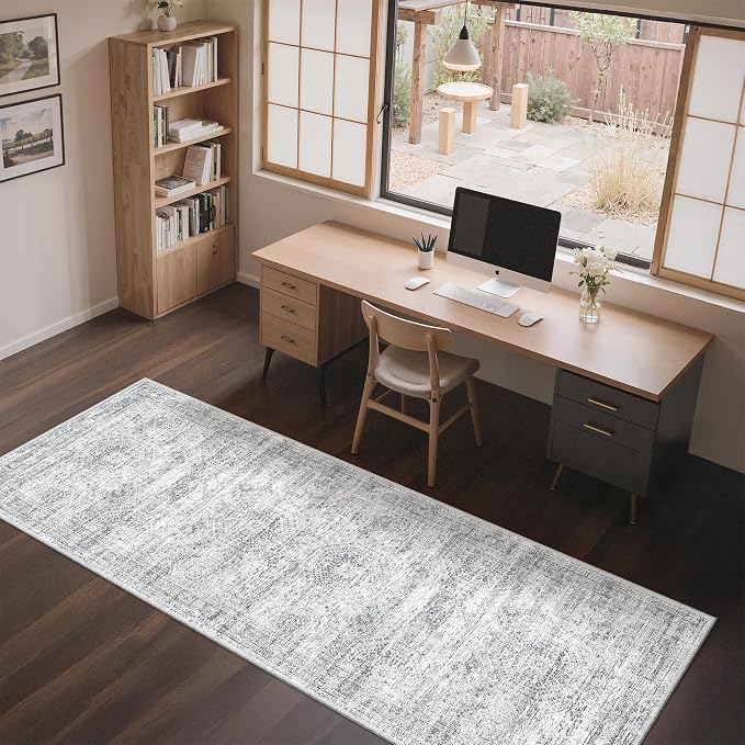 3x8 Runner Rug Non Slip Washable