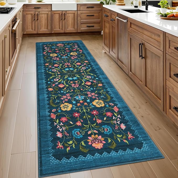 GarveeHome Floral Rug 2x6 Runners