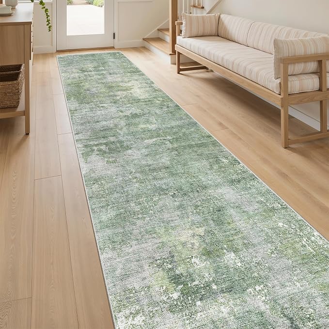 Soalmost Runner Rug 2x12 Washable Non-Slip Hallway Runner Rugs