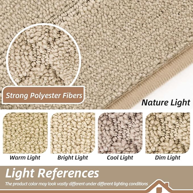BEQHAUSE Dirt Trapper Door Mat 24" x 36", Doormat Non-Slip Entryway Rugs