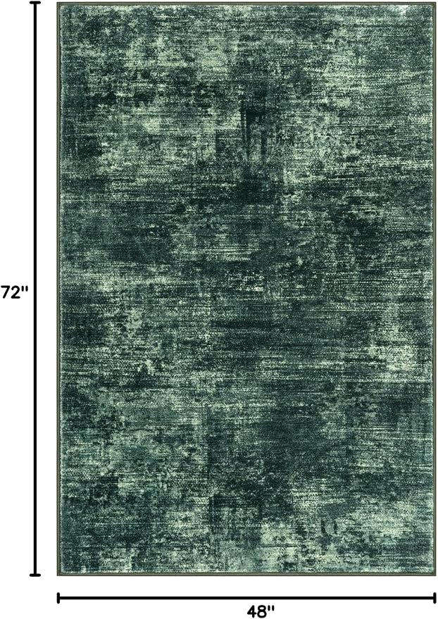 IOHOUZE Abstract Area Rug 4x6 Ft Washable Rugs