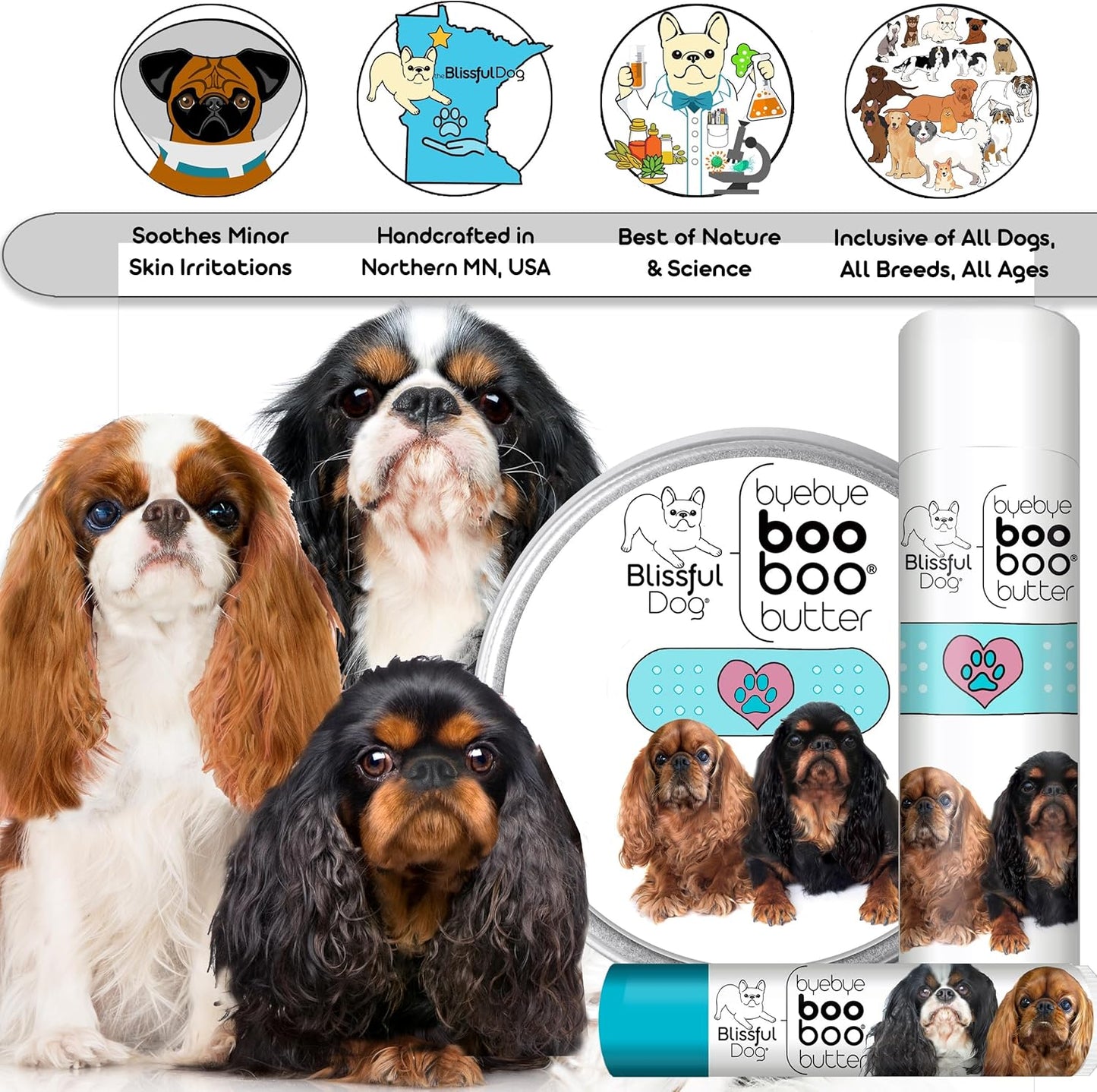 English Toy Spaniel Boo Boo Butter, 0.15 oz