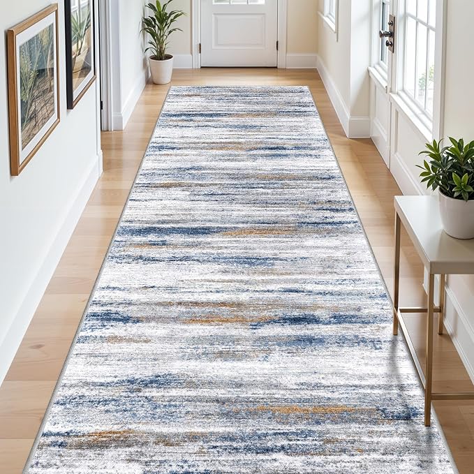 4x12 Runner Rug for Wide Hallway: Long Washable Runners for Entryway Living