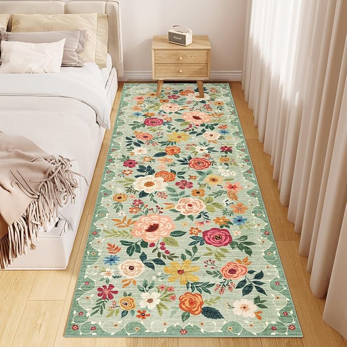 DUKINO 2.6x8 Kitchen Runner Rug