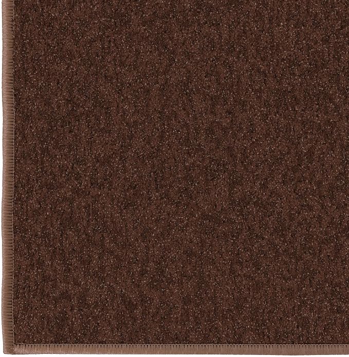 Ottomanson Hallway Runner Rug 1'10" x 6' Non Slip Solid Area Rugs Easy to Clean