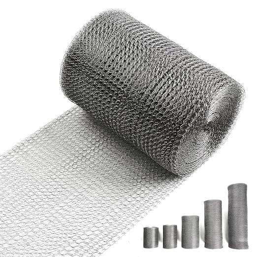 5" X 50 ft 304 Stainless Steel Mesh, Wire Mesh