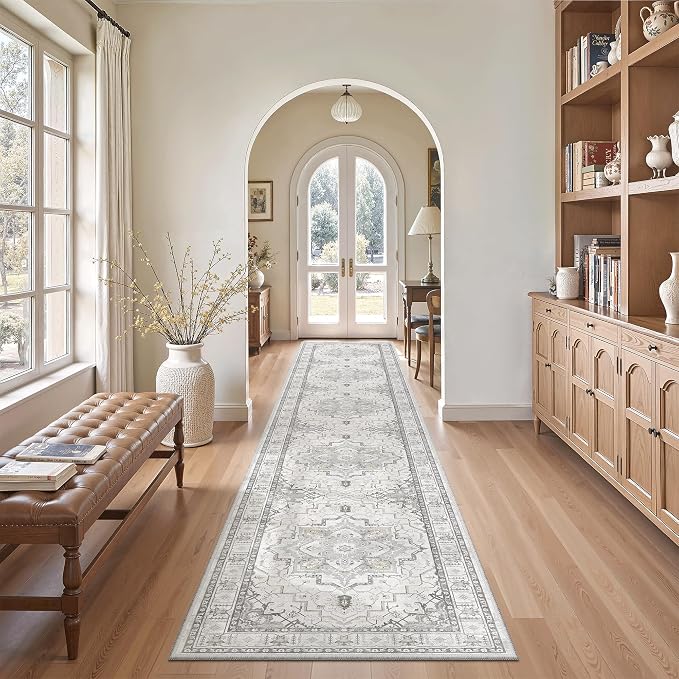 Madane Hallway Runner Rug 2x12, Long Washable Runner Rugs 12ft