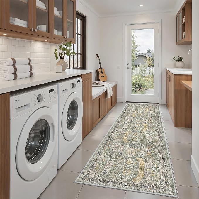 Madane Washable Runner Rug