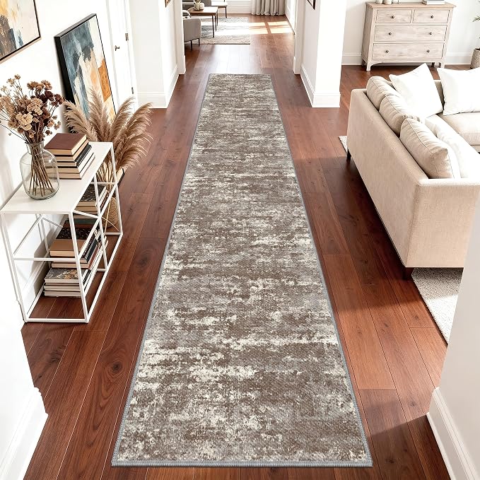 Washable Carpet Runners for Hallway 14ft-Non Slip Floor Runners for Dogs