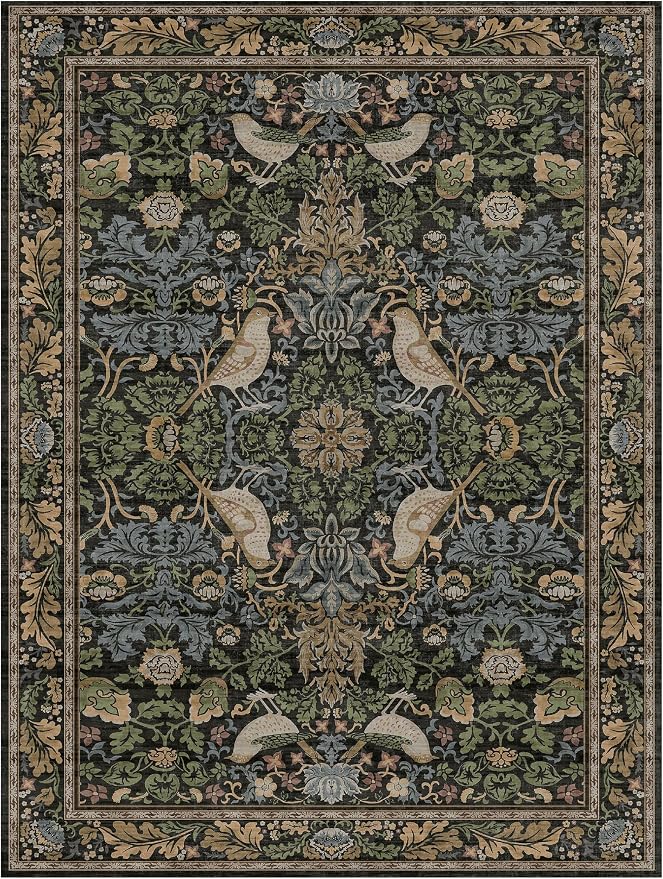 Washable Living Room Rug 6x8