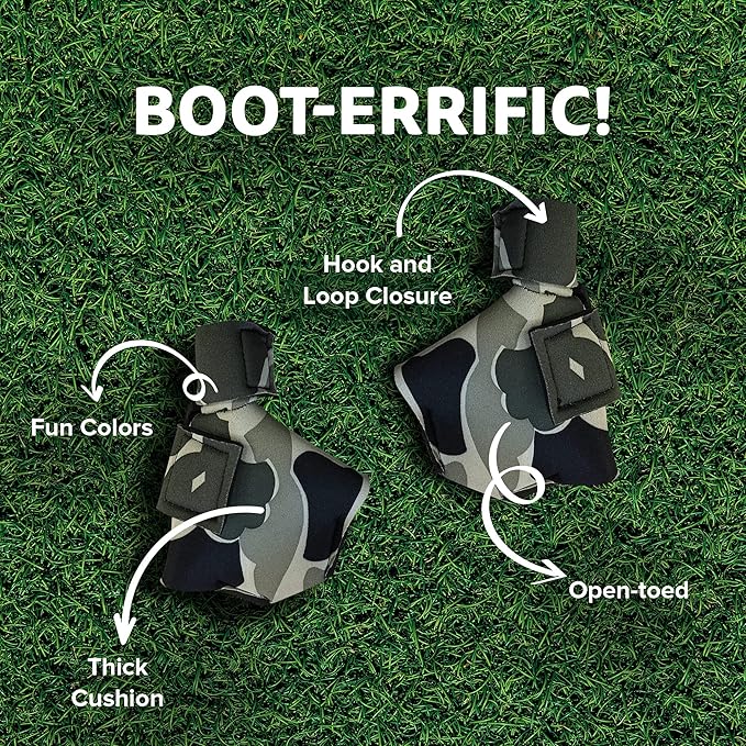Duck Shoes for Injured Feet – Protective Neoprene Footwear for Ducks, Protective Shoes for Birds with Injured feet, Bumblefoot Relief - Small, 2.5’’ Max. Inside Width - Gray Camouflage