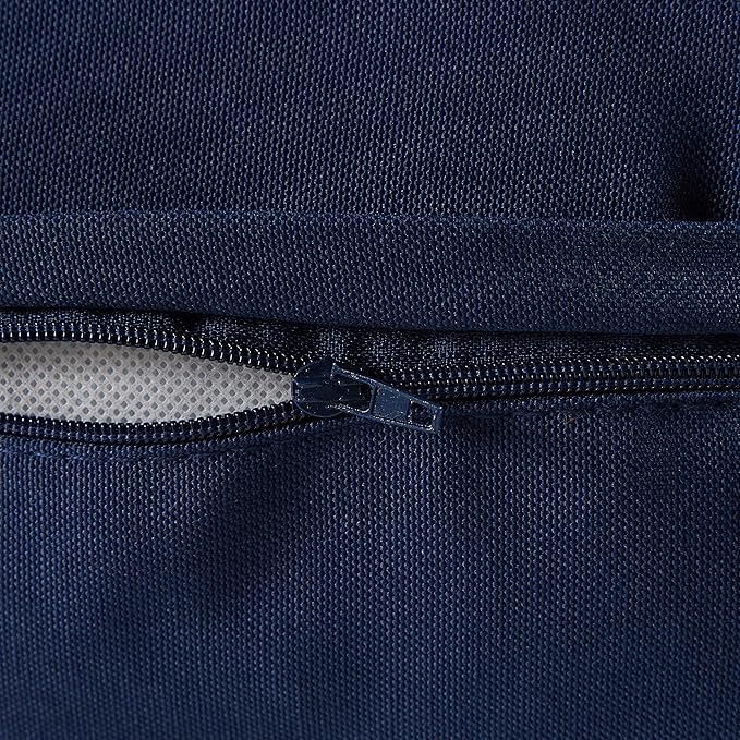Charlie Rectangle Indoor/Outdoor Pillow Style Dog Bed, Navy, Medium (30" x 42")