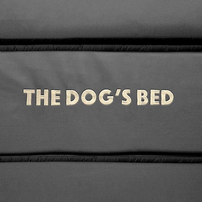 The Dog’s Bed Replacement Outer Cover & Bolster for Standard Foam Beds, Oxford Fabric, Grey, XXL