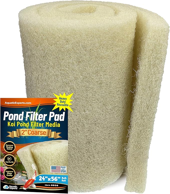 Aquatic Experts Cream COARSE Pond Filter Pad