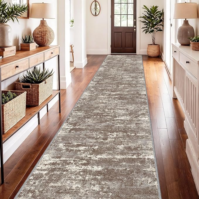 Washable Carpet Runners for Hallway 14ft-Non Slip Floor Runners for Dogs