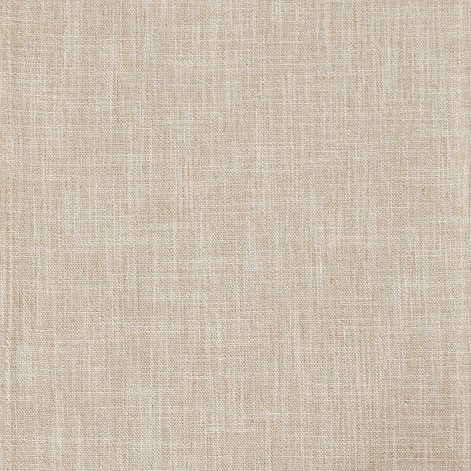 Rustic Cotton Linen Table Runner, 13x90 Inches Taupe | Farmhouse Style Linen